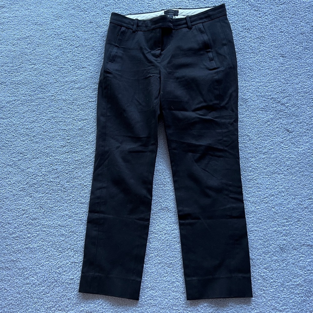 J.Crew Maddie Pants, black, size 6 petite